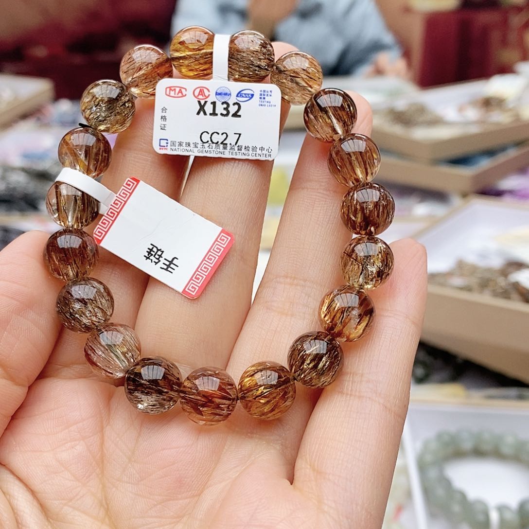 水晶手链未镶嵌X132超七