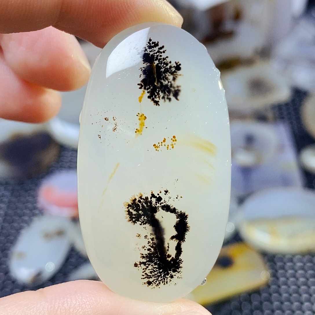 未镶嵌玛瑙/玉髓珠宝半成品