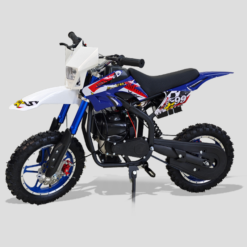 迷你灯款49cc儿童汽油摩托车沙滩车小越野高赛山地小型四冲程机车