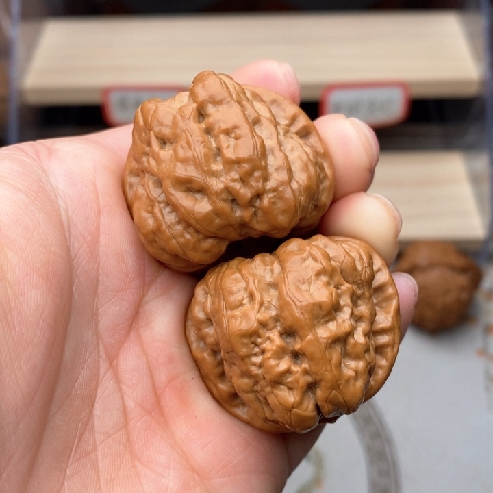 核桃把件蛤蟆头核桃