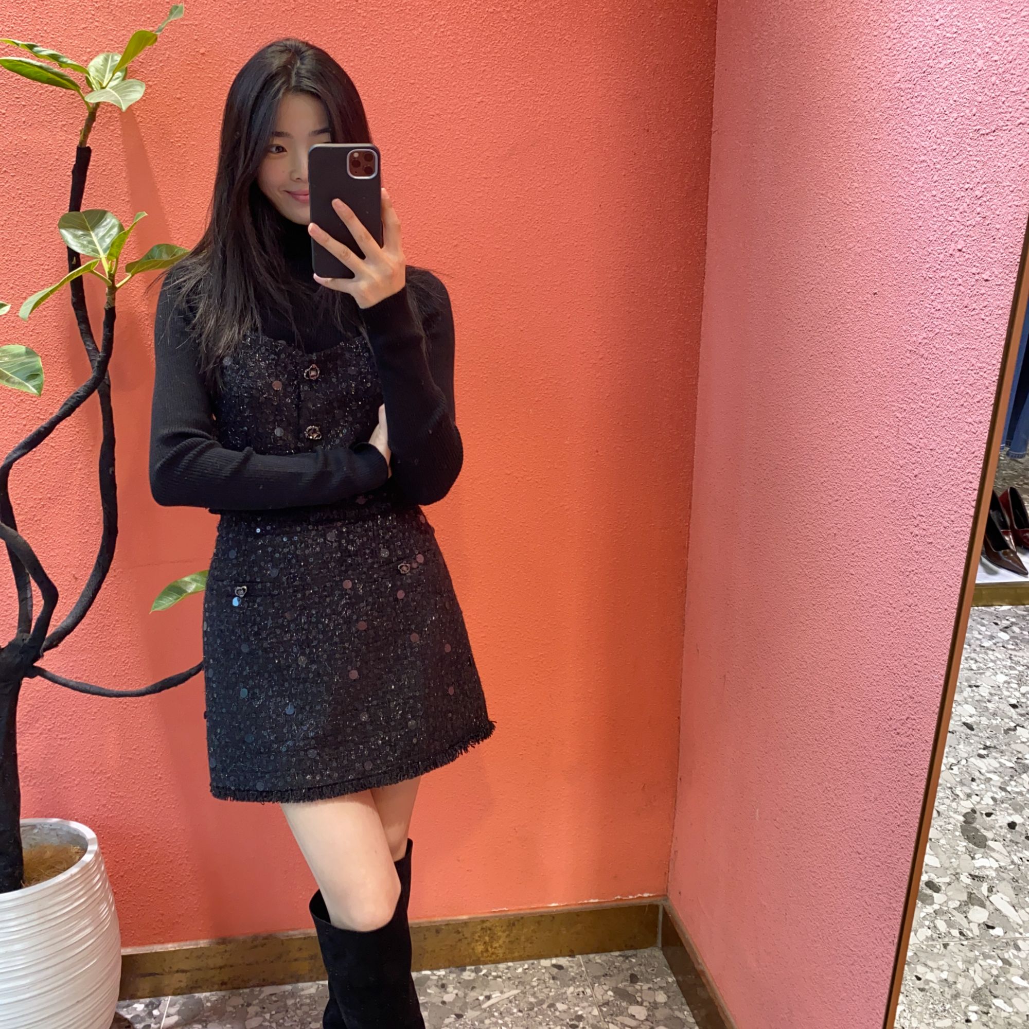 （默茗服装）黑暗荣耀小香三件套