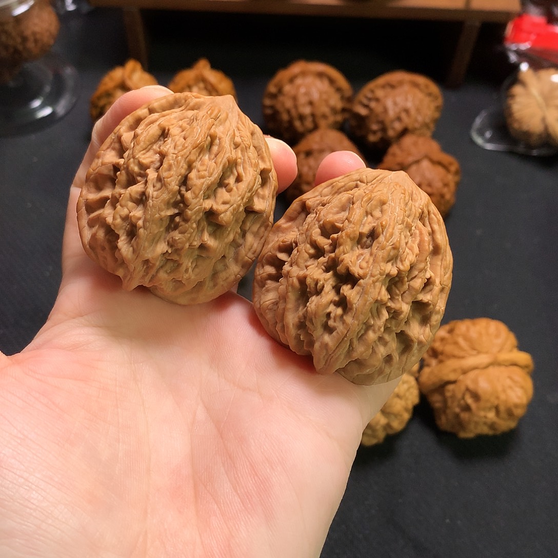 把件文玩核桃麦虎43新果