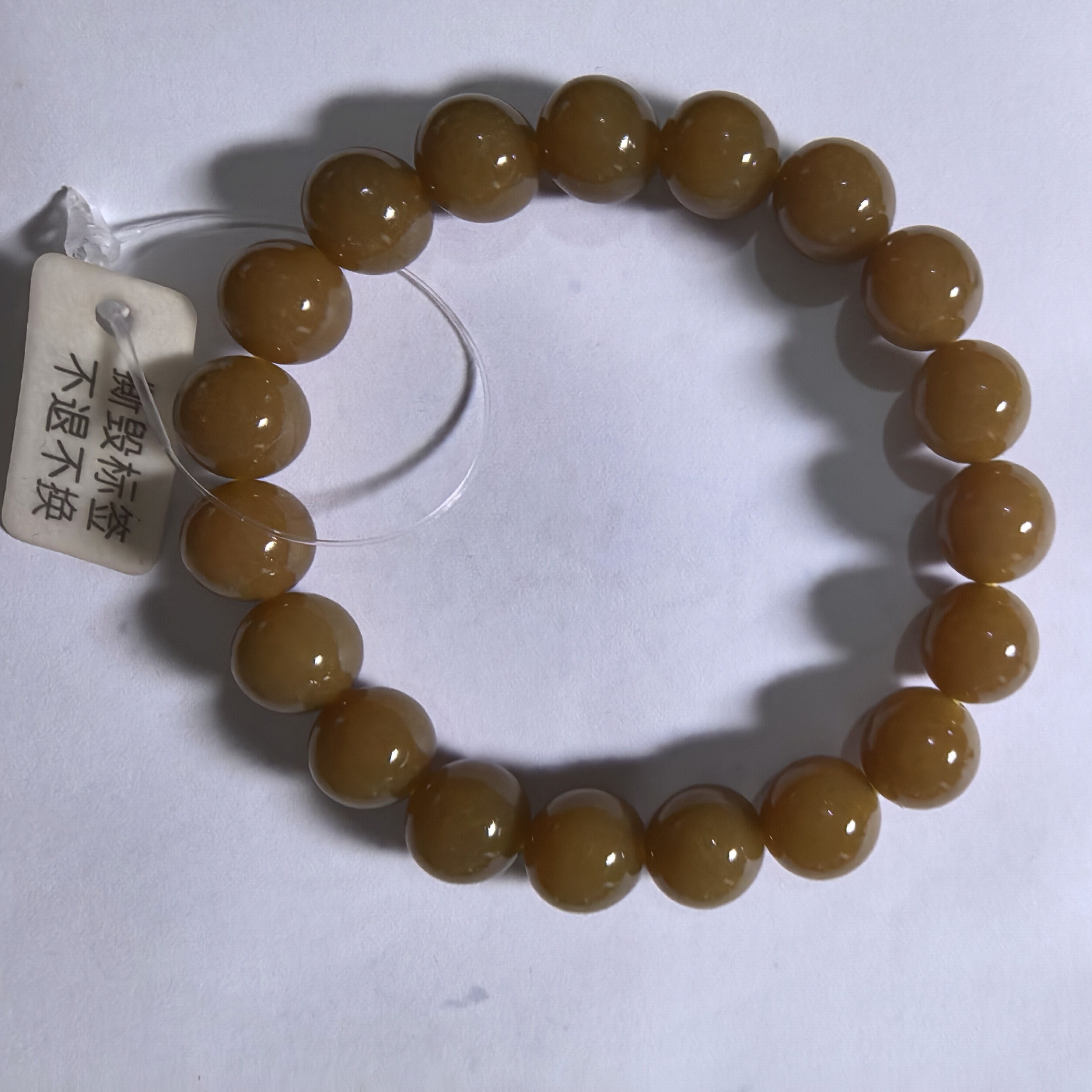 新疆和田玉老坑且末糖10mm手串