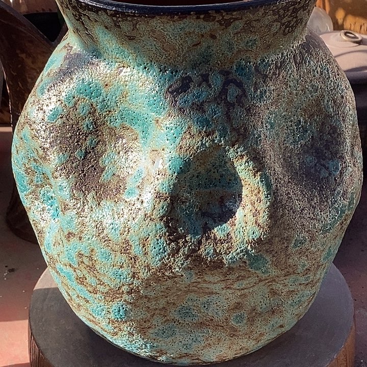 紫砂花盆口18.5高度28手工