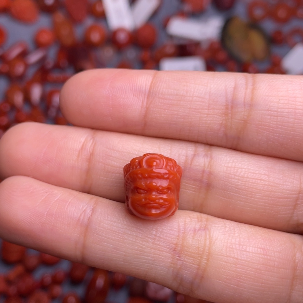 【闪购商品】南红玛瑙未镶嵌黄财背云12