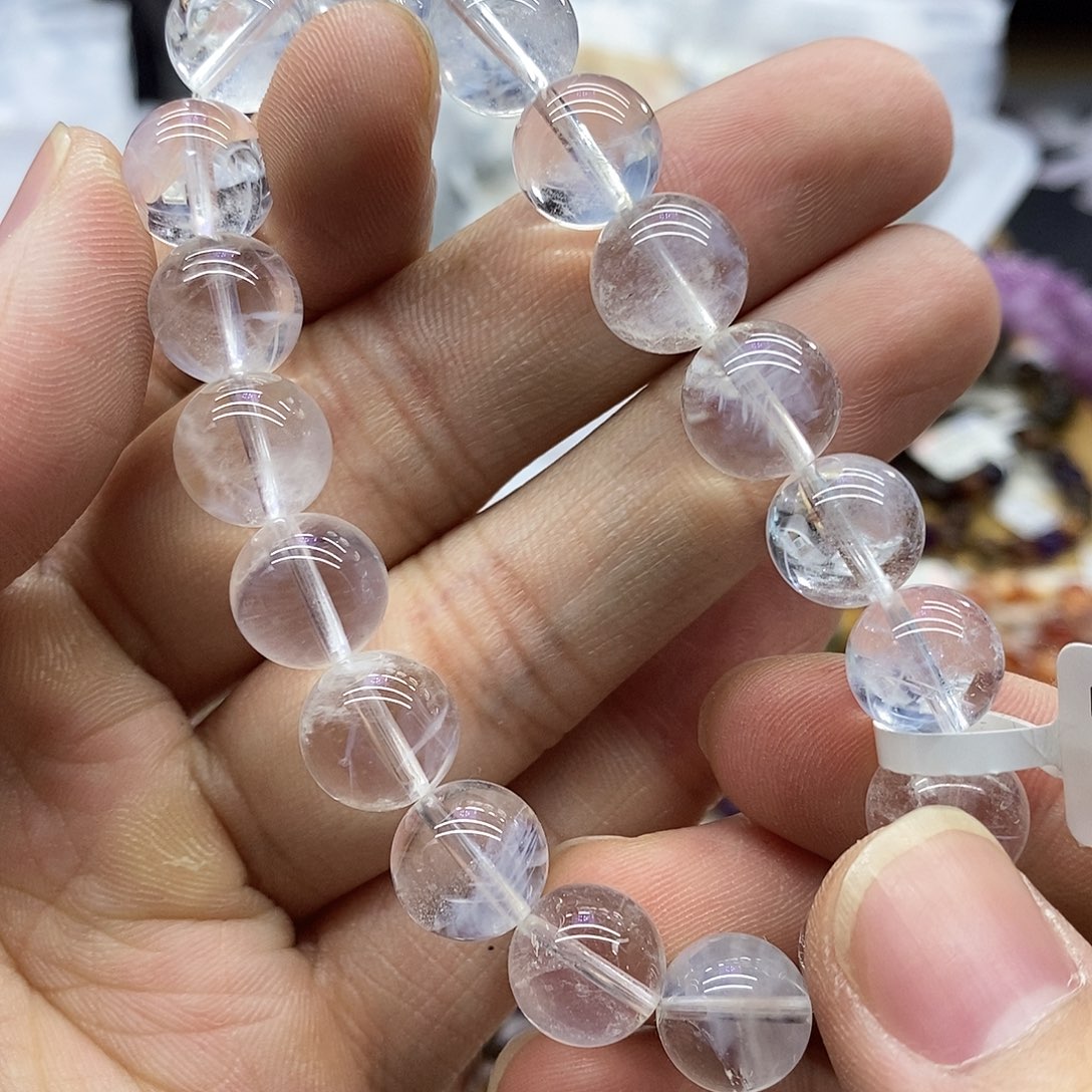 水晶手串未镶嵌天然