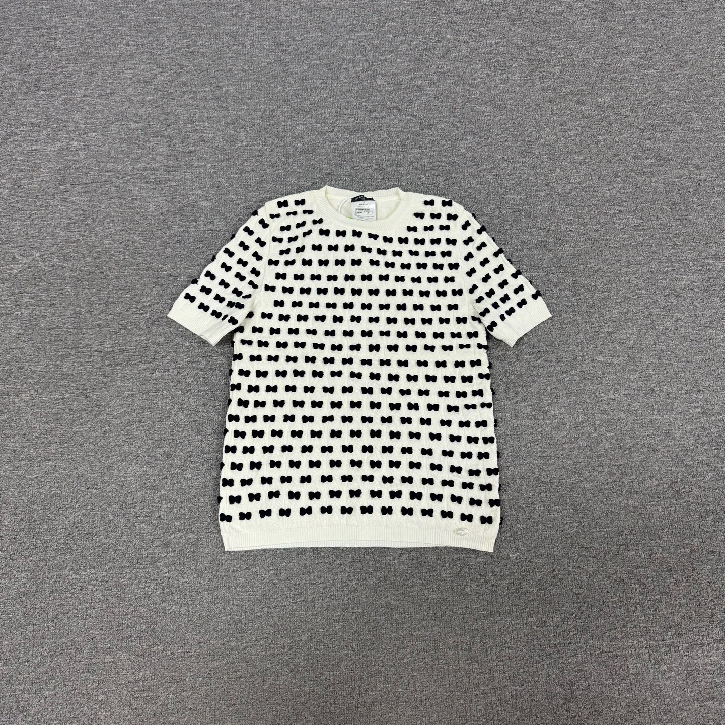 99新 AMIPARIS Chanel 蝴蝶结 针织 短袖38码