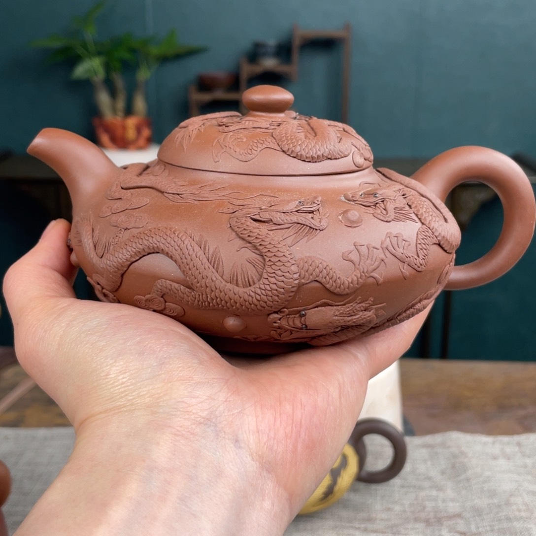 紫泥茶壶宜兴紫砂