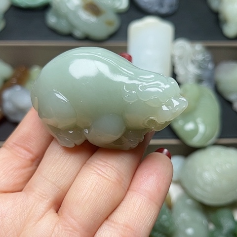 和田玉颈饰未镶嵌何*森