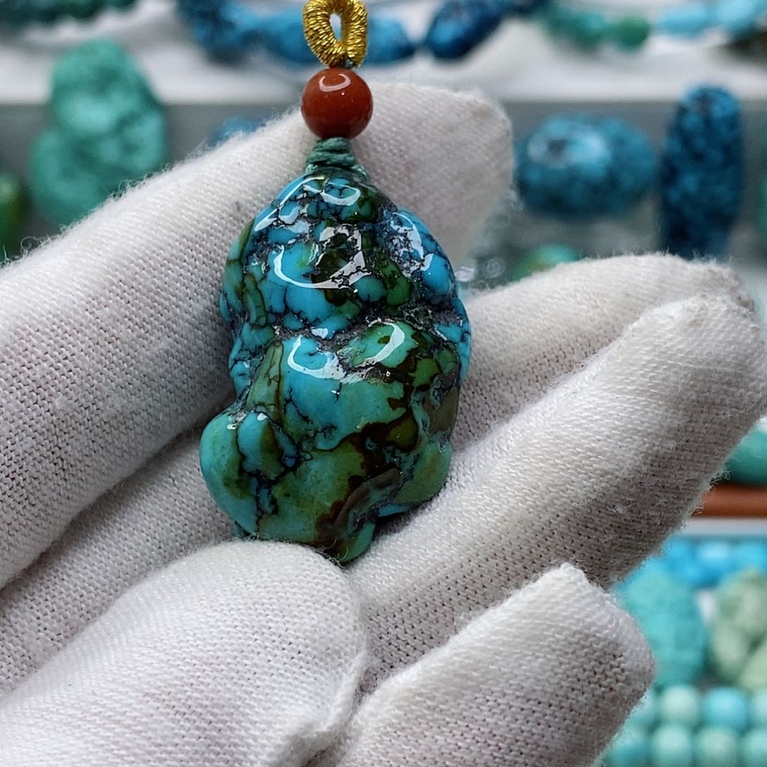 绿松石珠宝奇石未镶嵌