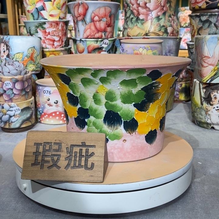 红陶景德镇艺术手绘作品