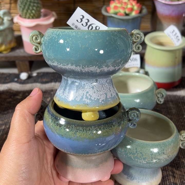 用***0口6 手工花盆满30包邮