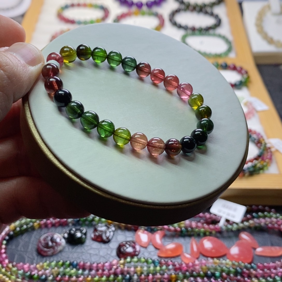 碧玺碧玺手链未镶嵌