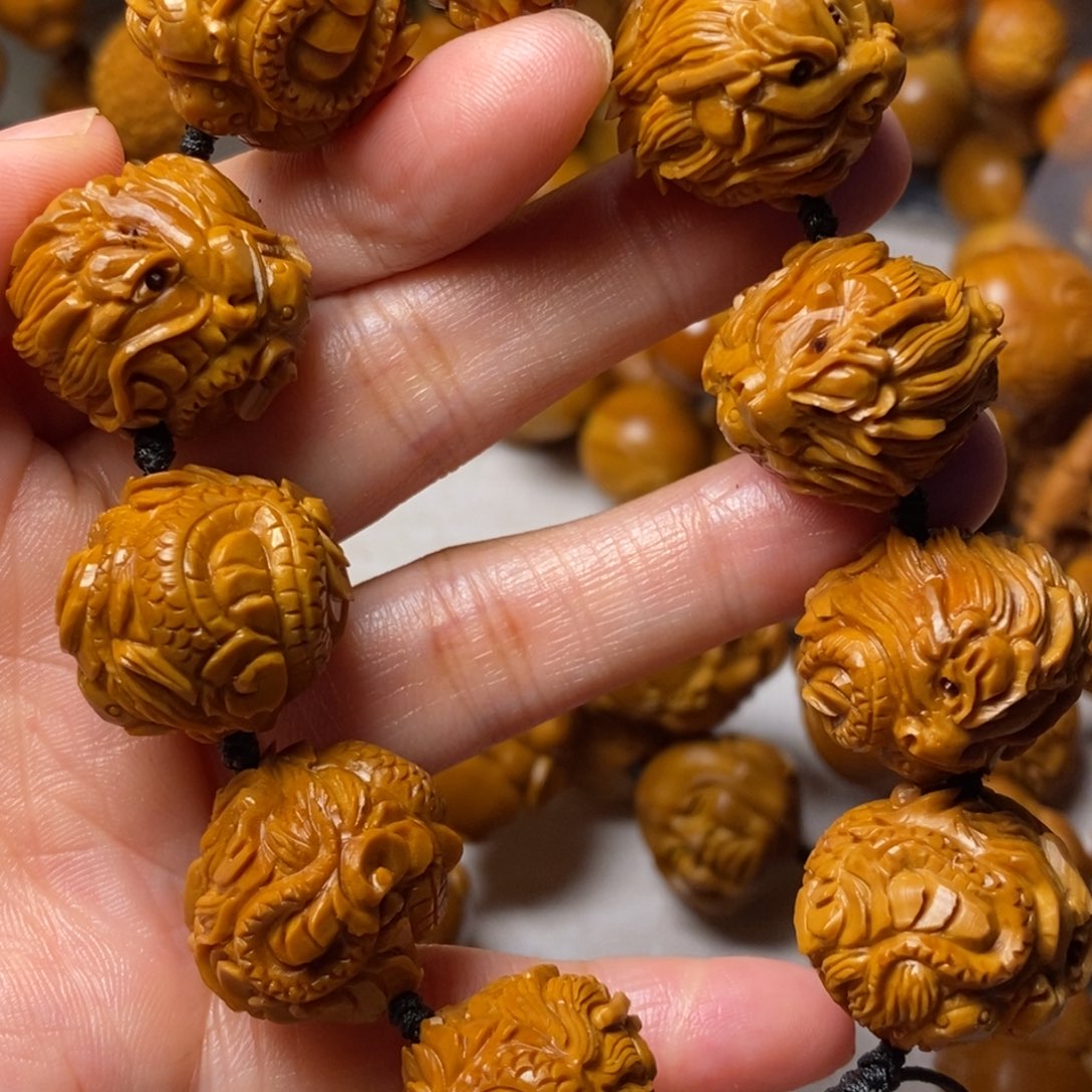 厚***物手串/手链橄榄核九龙精品