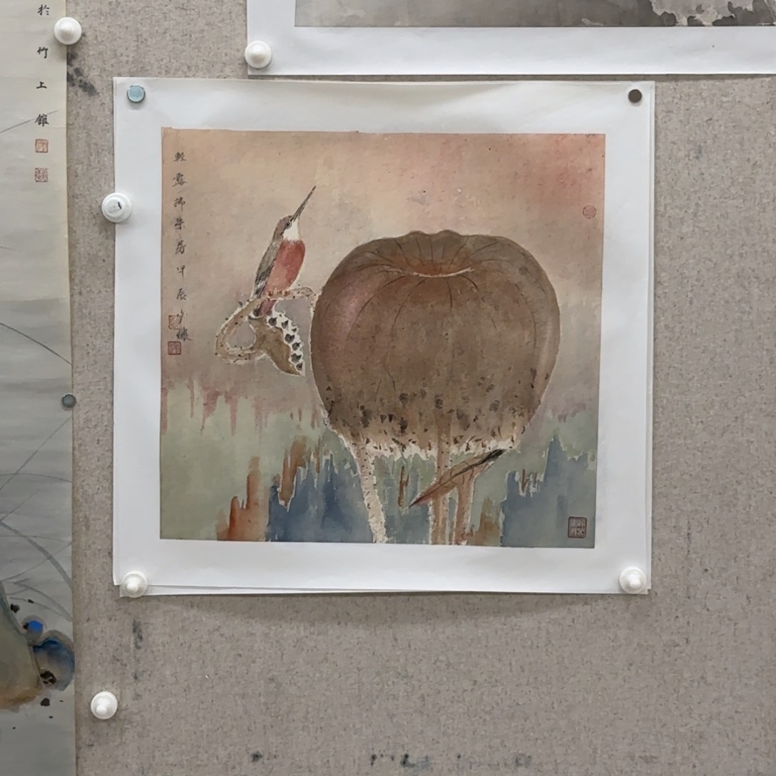 国画赵少俨 花鸟图