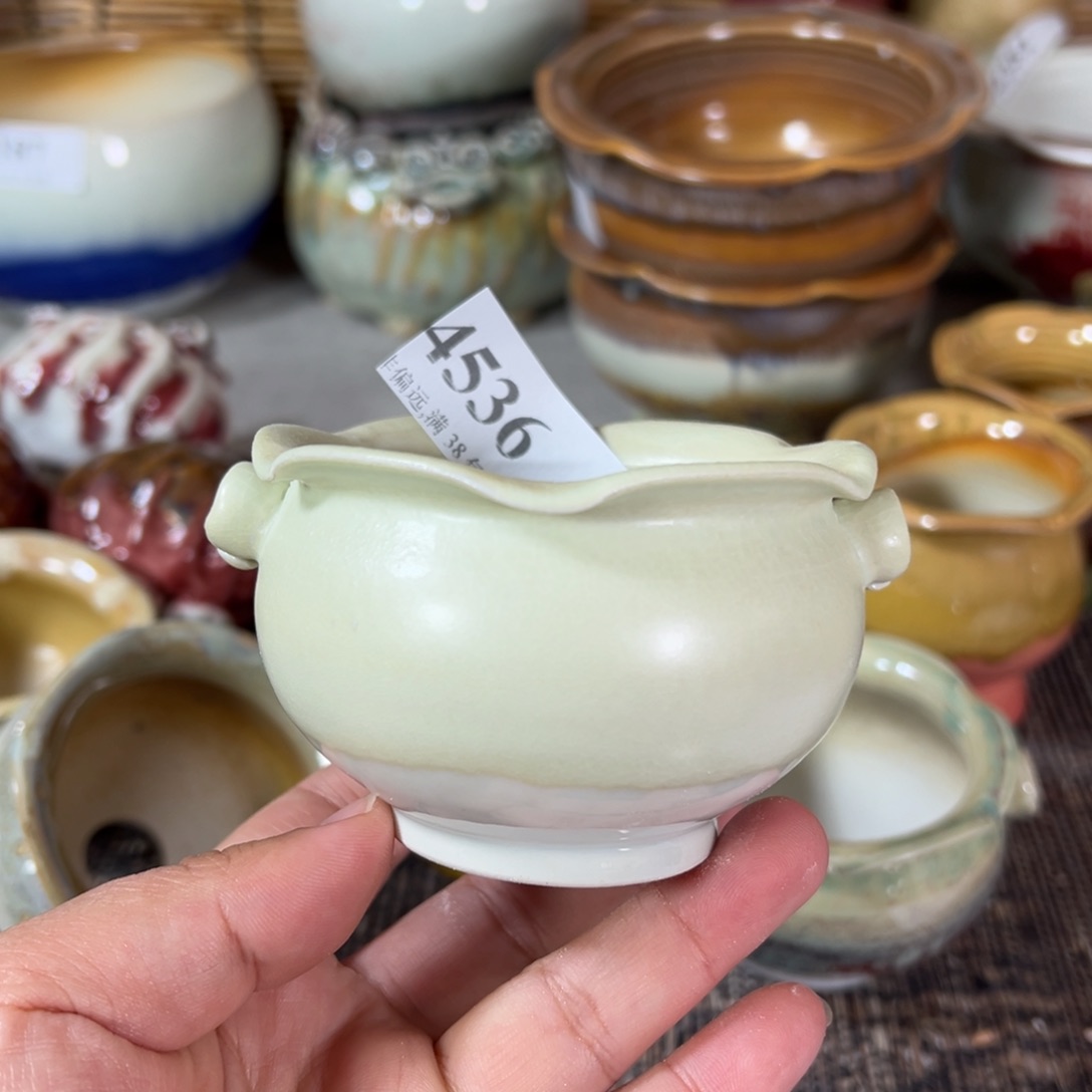 红陶景德镇手工花盆