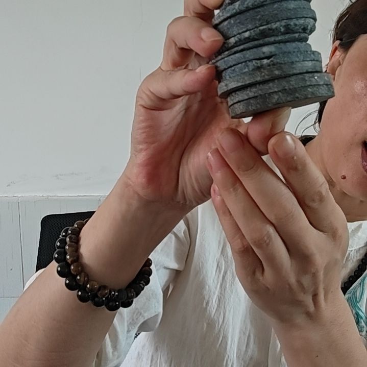 泗水砭石文化馆老虎石泡水块茶