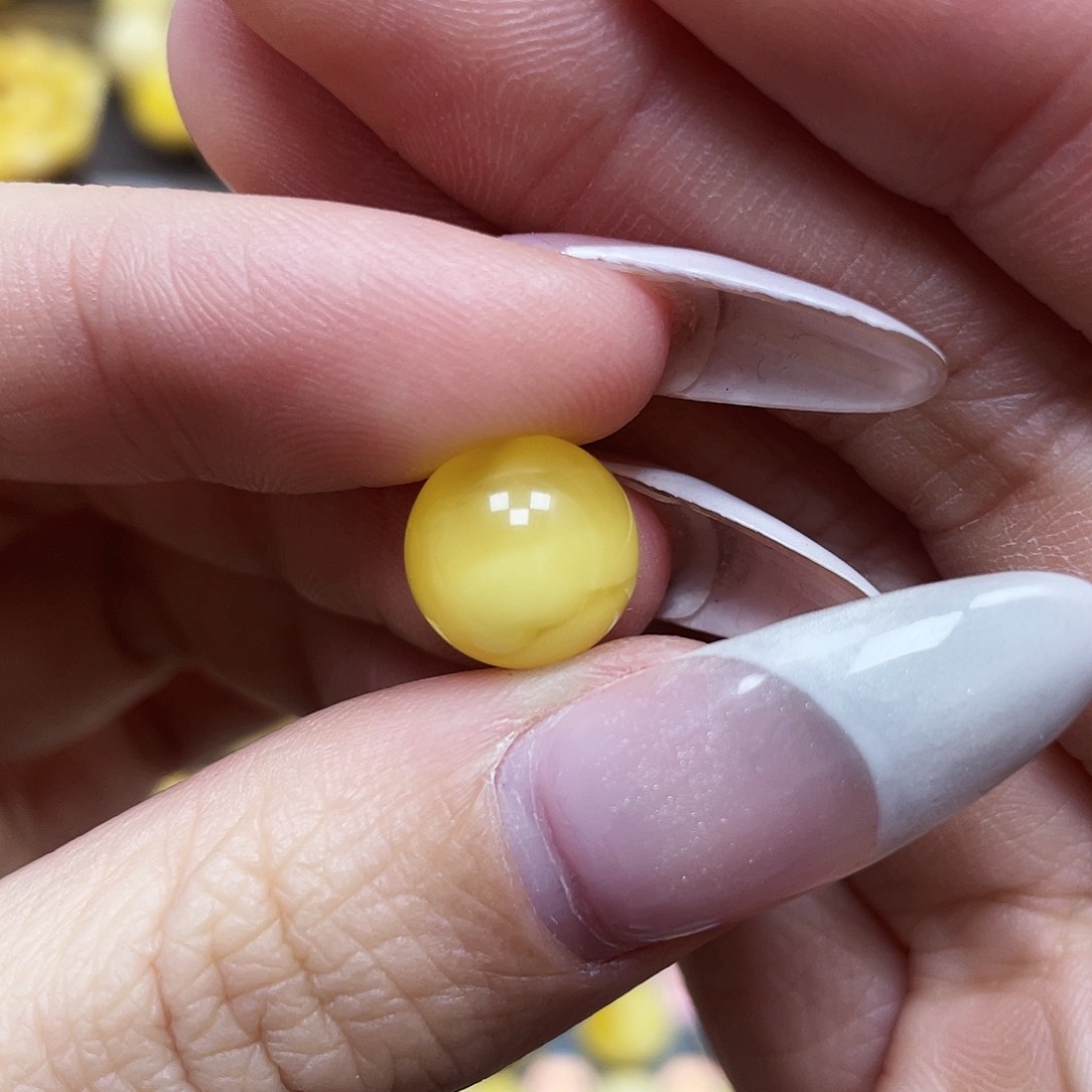 琥珀珠宝奇石未镶嵌11.3mm微瑕福利款