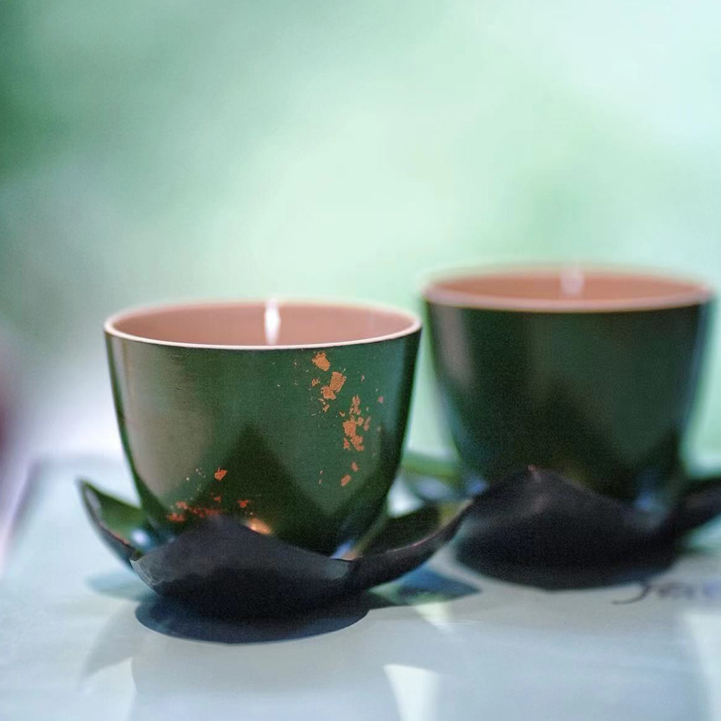 叁尺小蛋壳杯 主人杯全手工描金