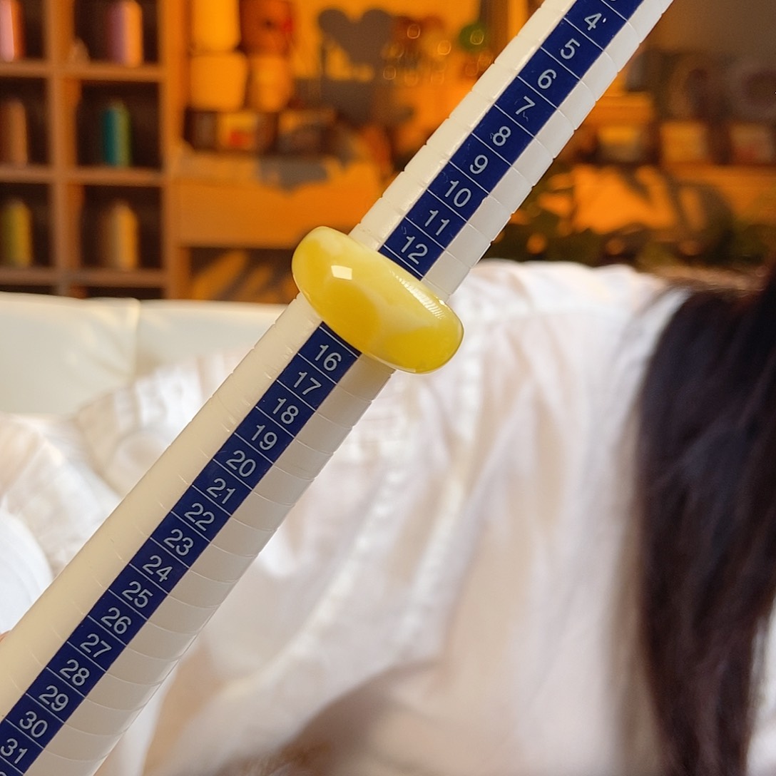 未镶嵌蜜蜡戒指天然原矿蜜蜡戒指13