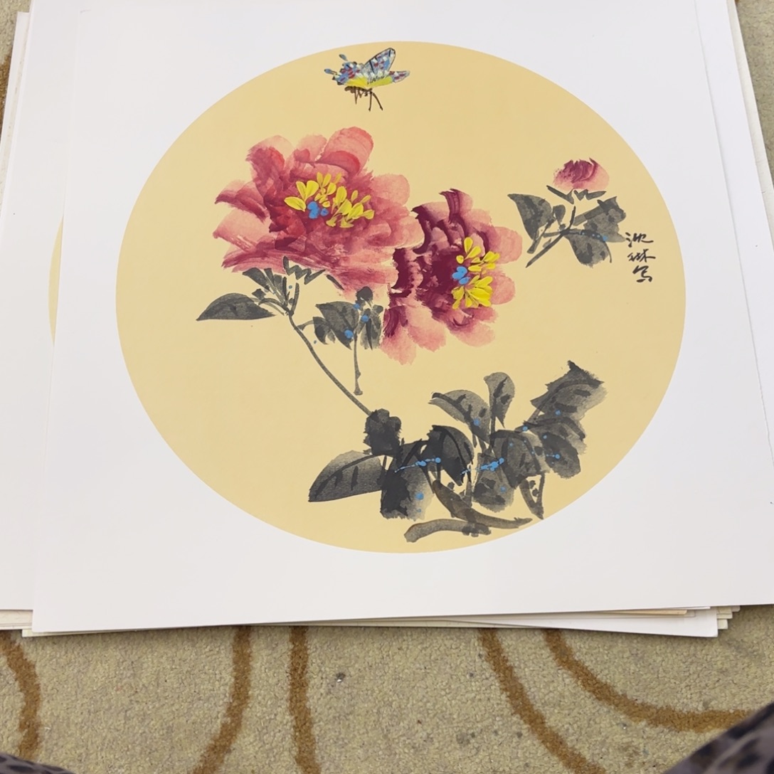 国画国画老师作品刘