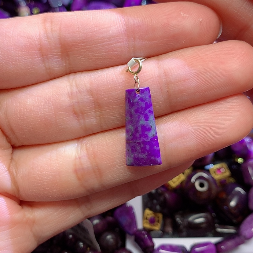 【闪购商品】苏纪石（舒俱来）吊坠18K金镶嵌