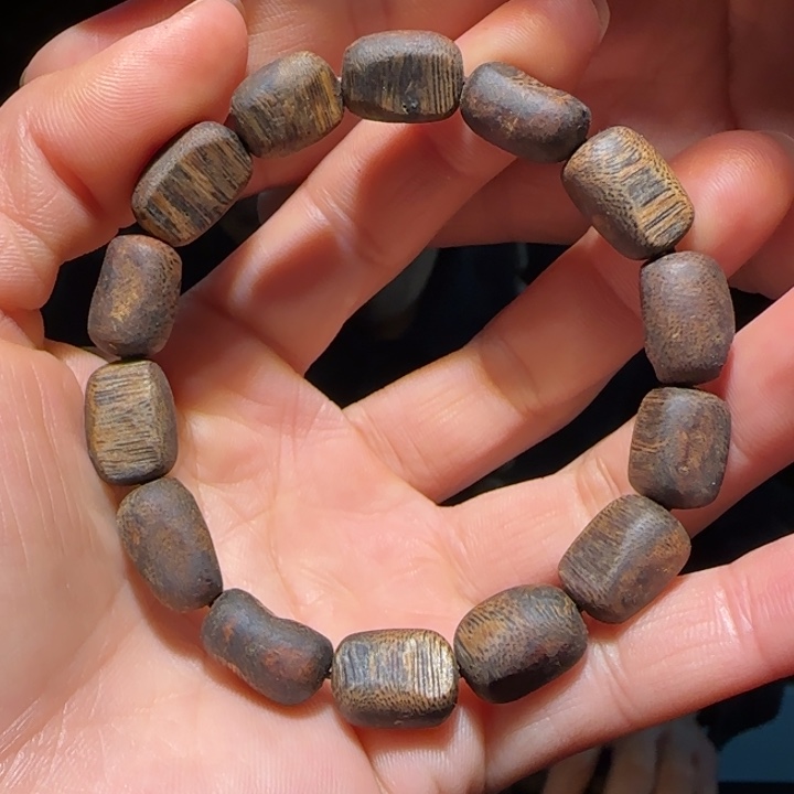 沉香手串紫棋手串10克