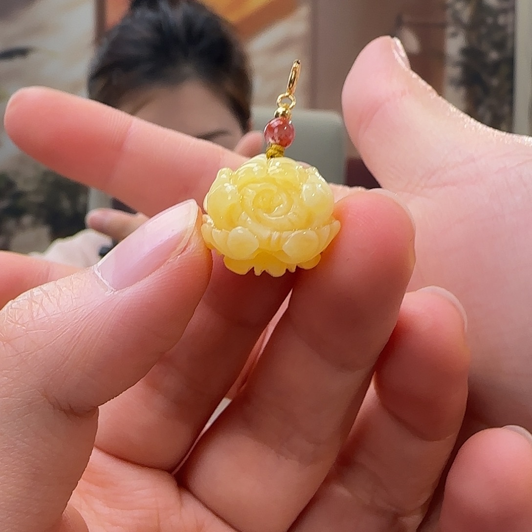 蜜蜡未镶嵌吊坠(不含链)