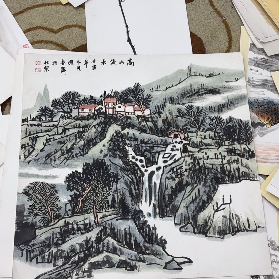 国画68-68卡纸作品艺