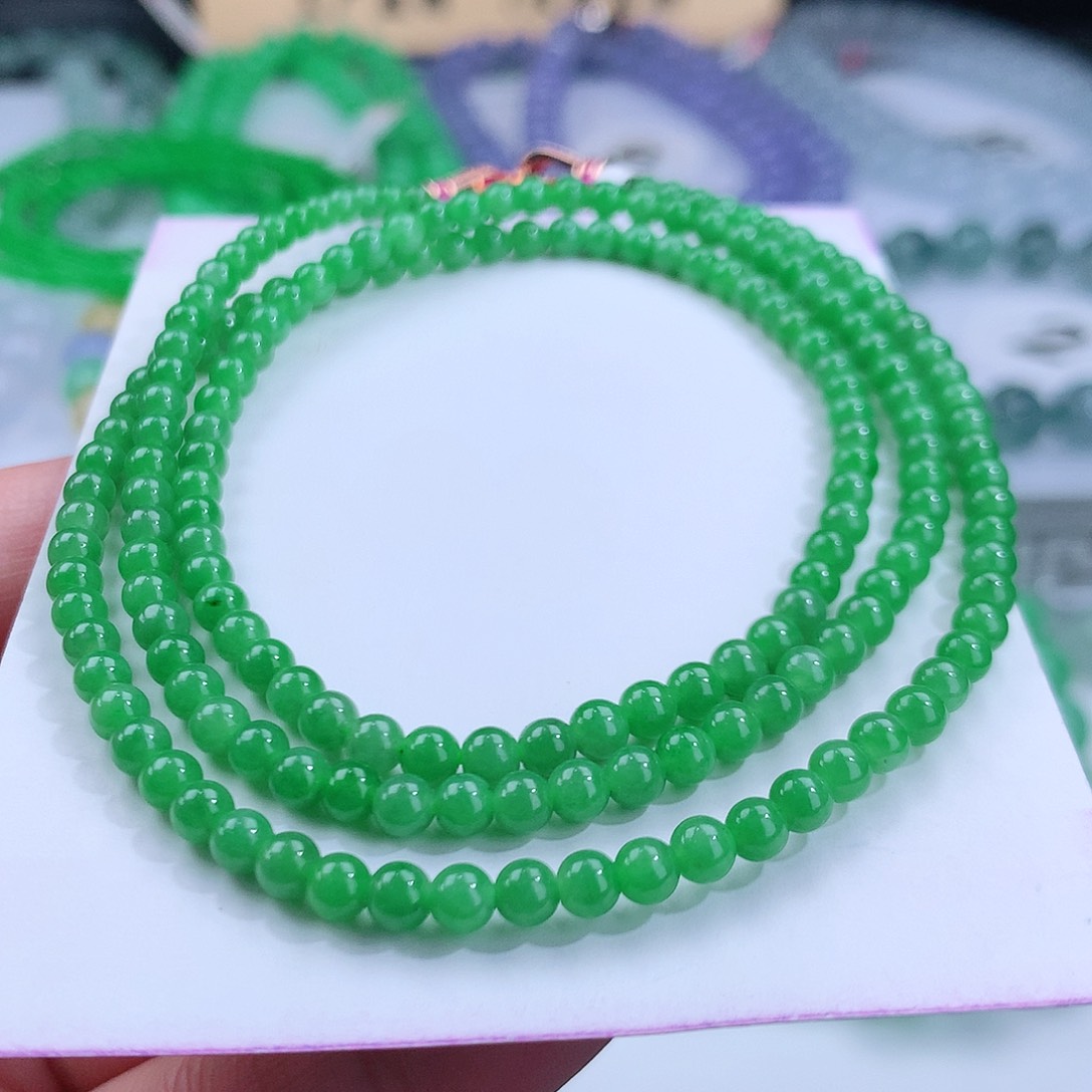 未镶嵌翡翠手链卡3.5mm