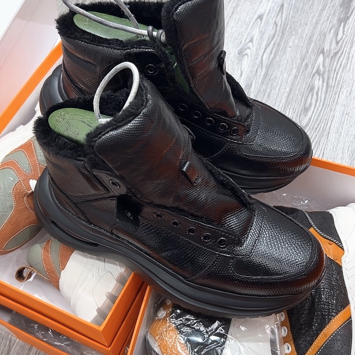 享***餮织物蜥蜴运动毛靴41码