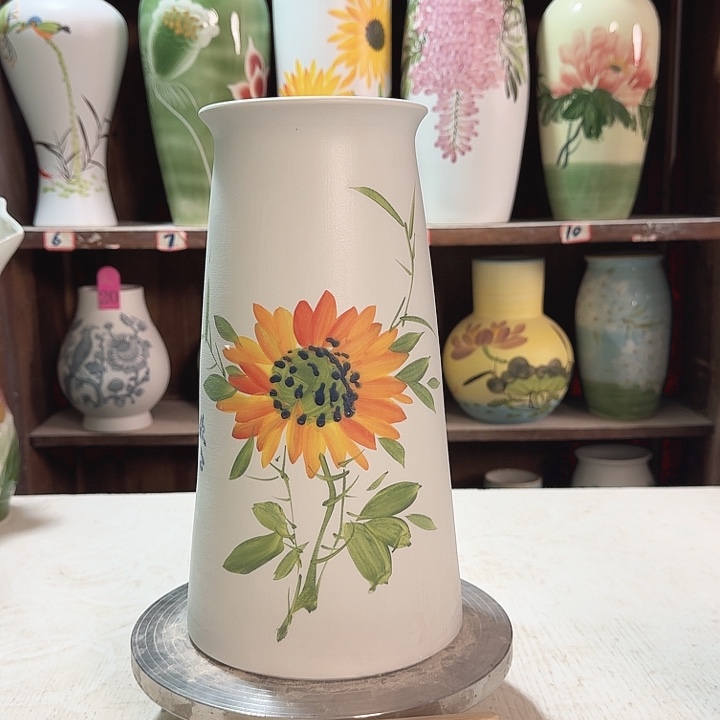 陶宝塔向日葵微微陶瓷