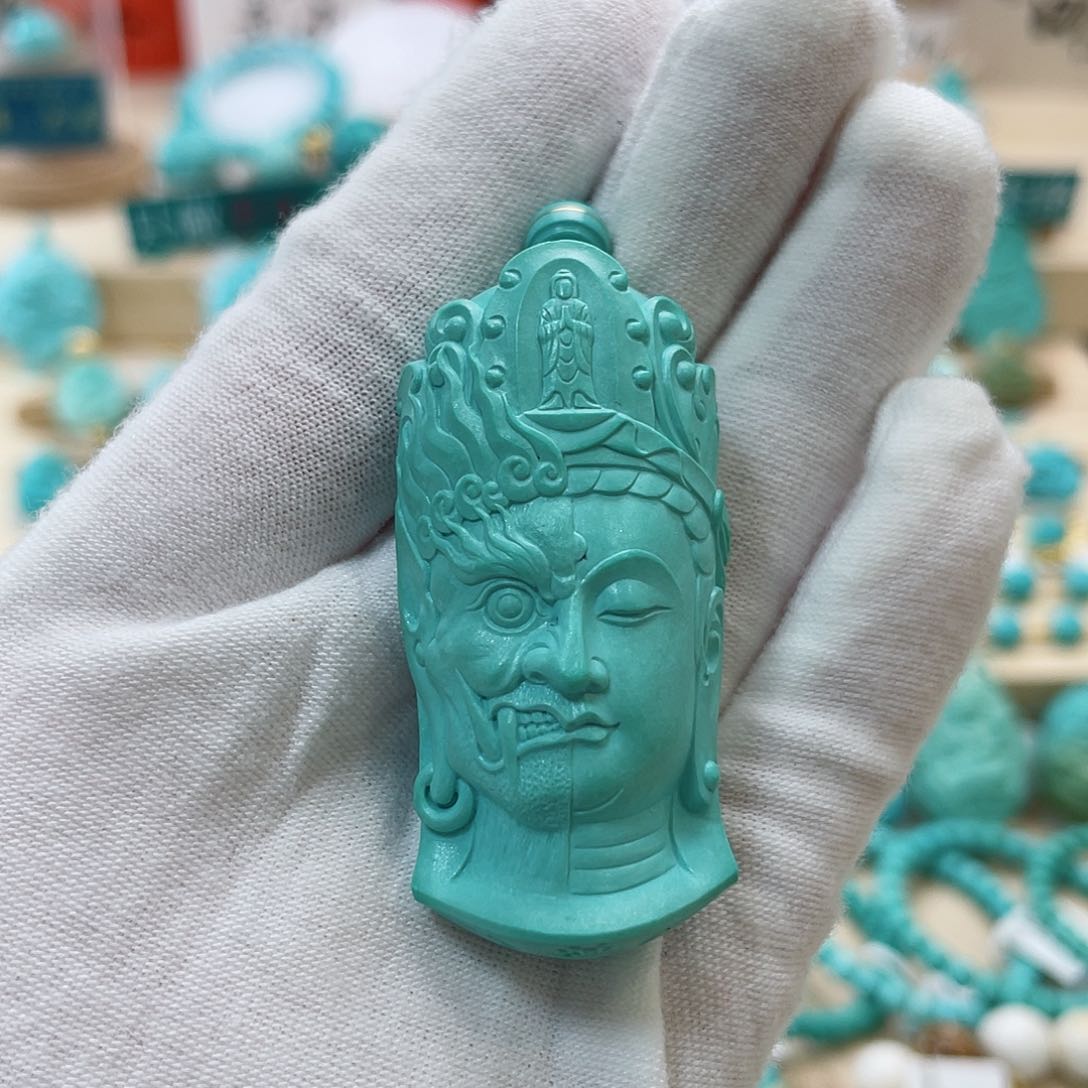 绿松石珠宝奇石未镶嵌