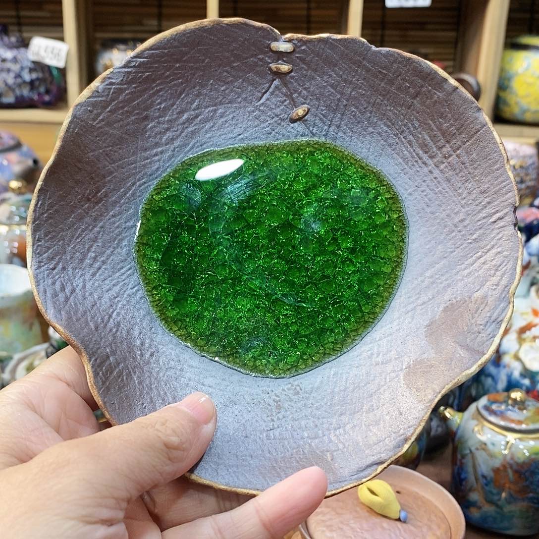 粗陶岩矿志野茶器