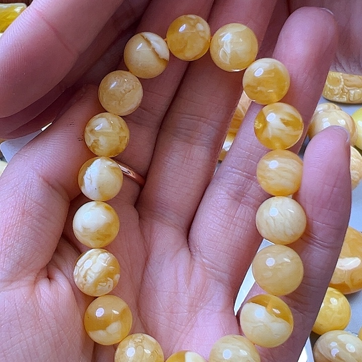 蜜蜡颈饰未镶嵌蜜蜡