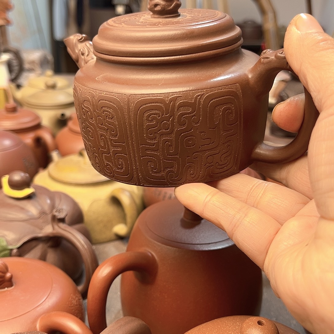 茶壶紫砂全手工制作