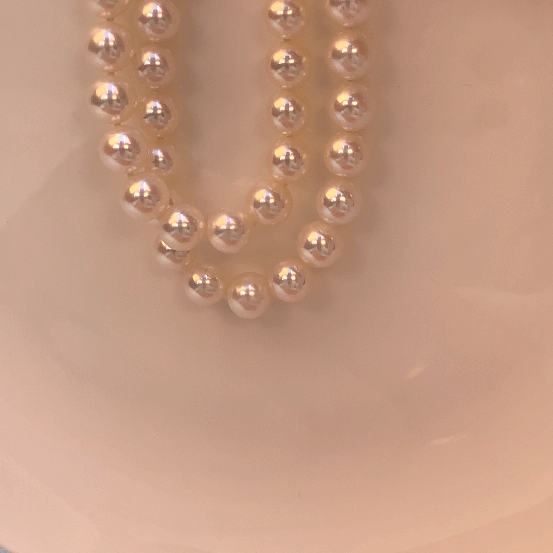 淡水珍珠颈饰银S925镶嵌