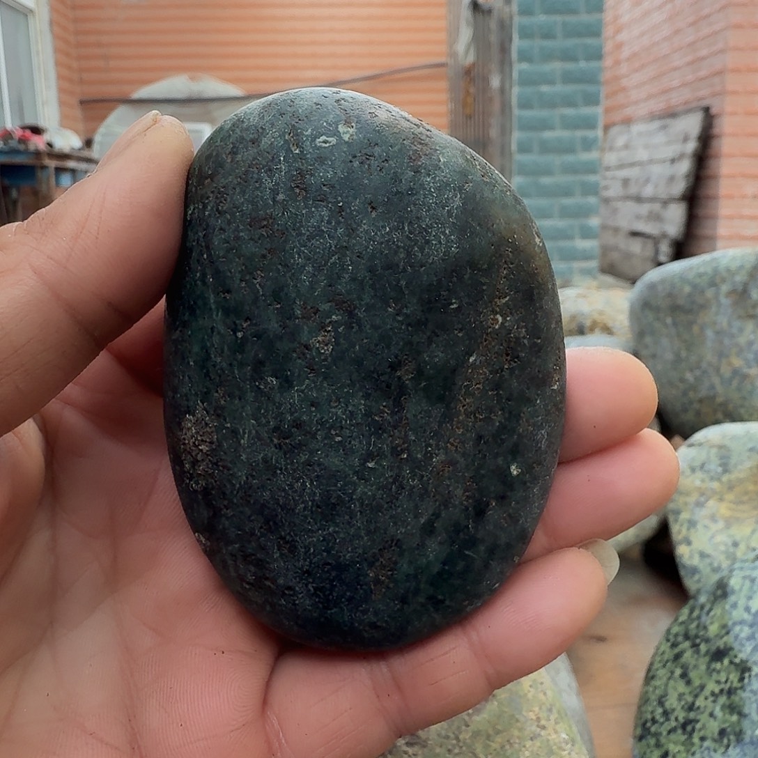 果***奶蛇纹石玉未镶嵌藏玉药王石茶壶