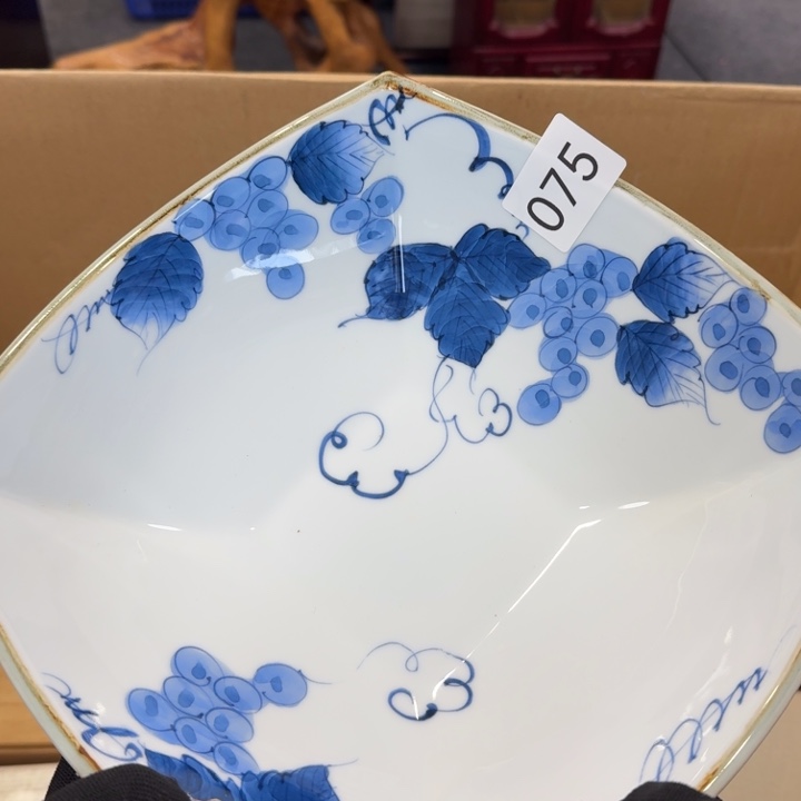 中古物品 默认微瑕很好看的钵子