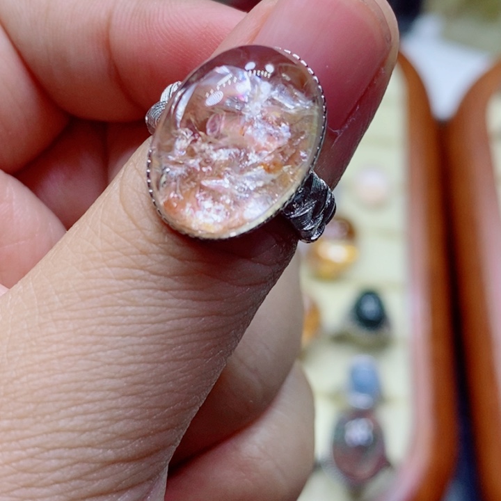 水晶戒指未镶嵌?***?水晶