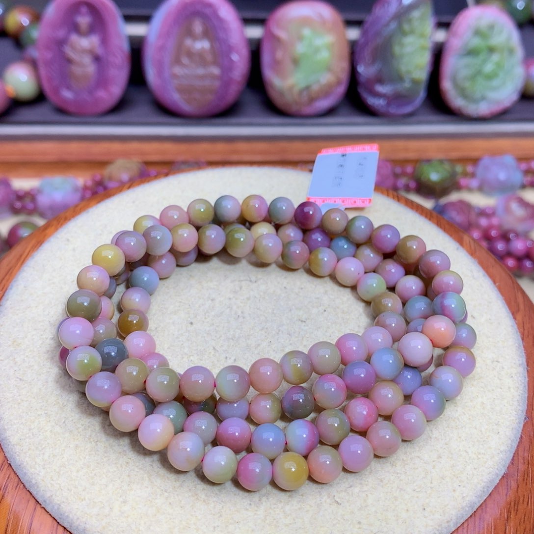 玛瑙手链未镶嵌盐源