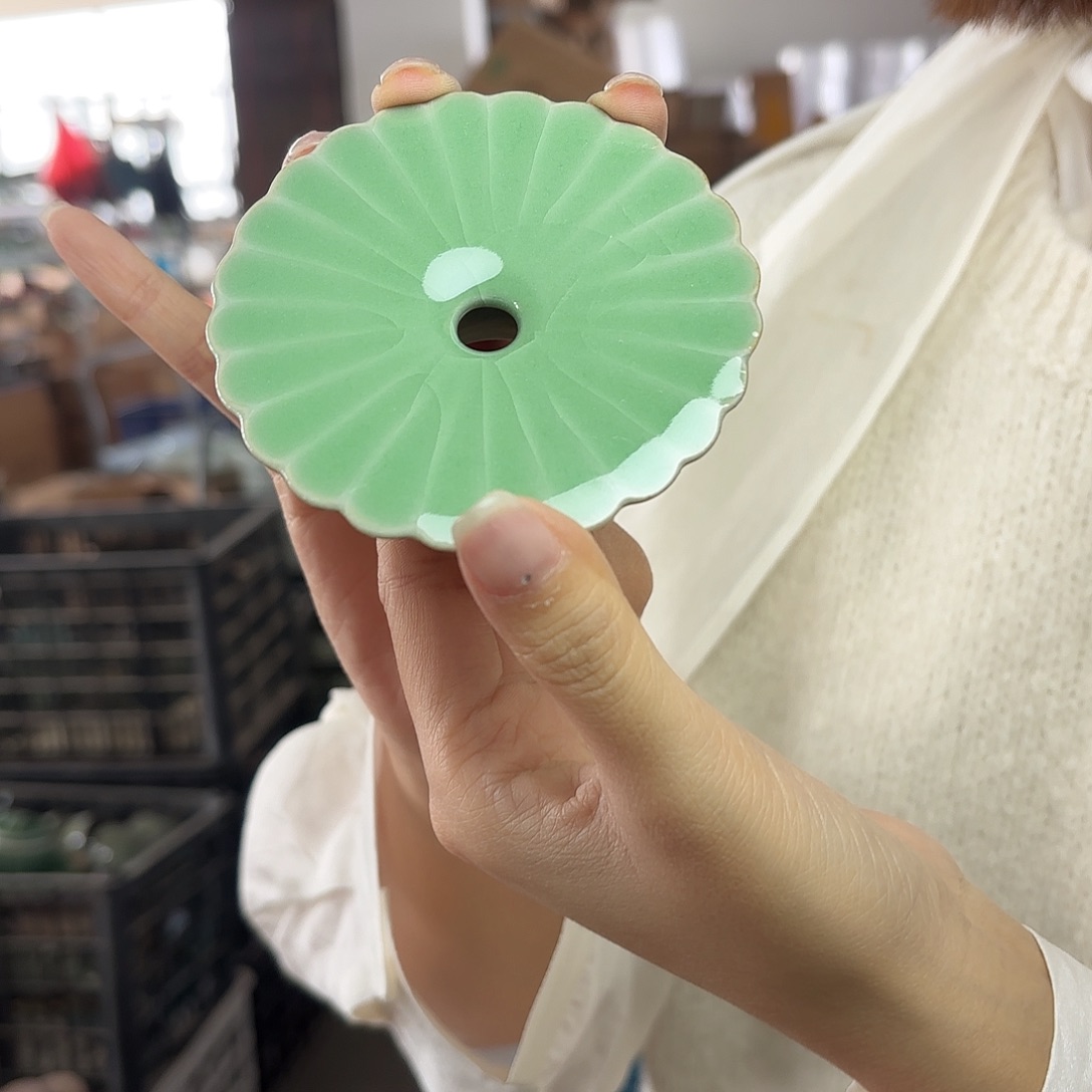 龙泉云间青瓷小米茶器