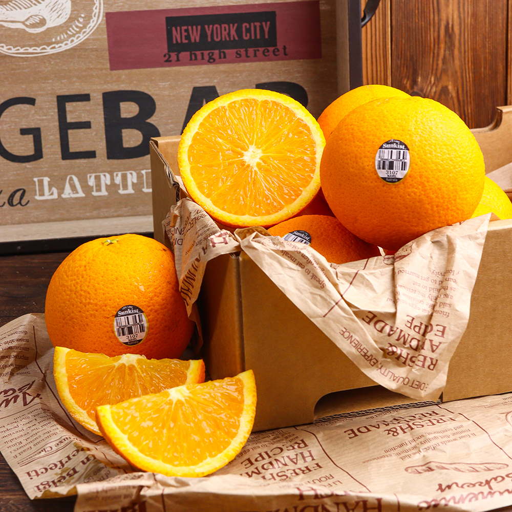 新奇士澳大利亚进口黑标晚熟脐橙 15颗*单果210-245g DR