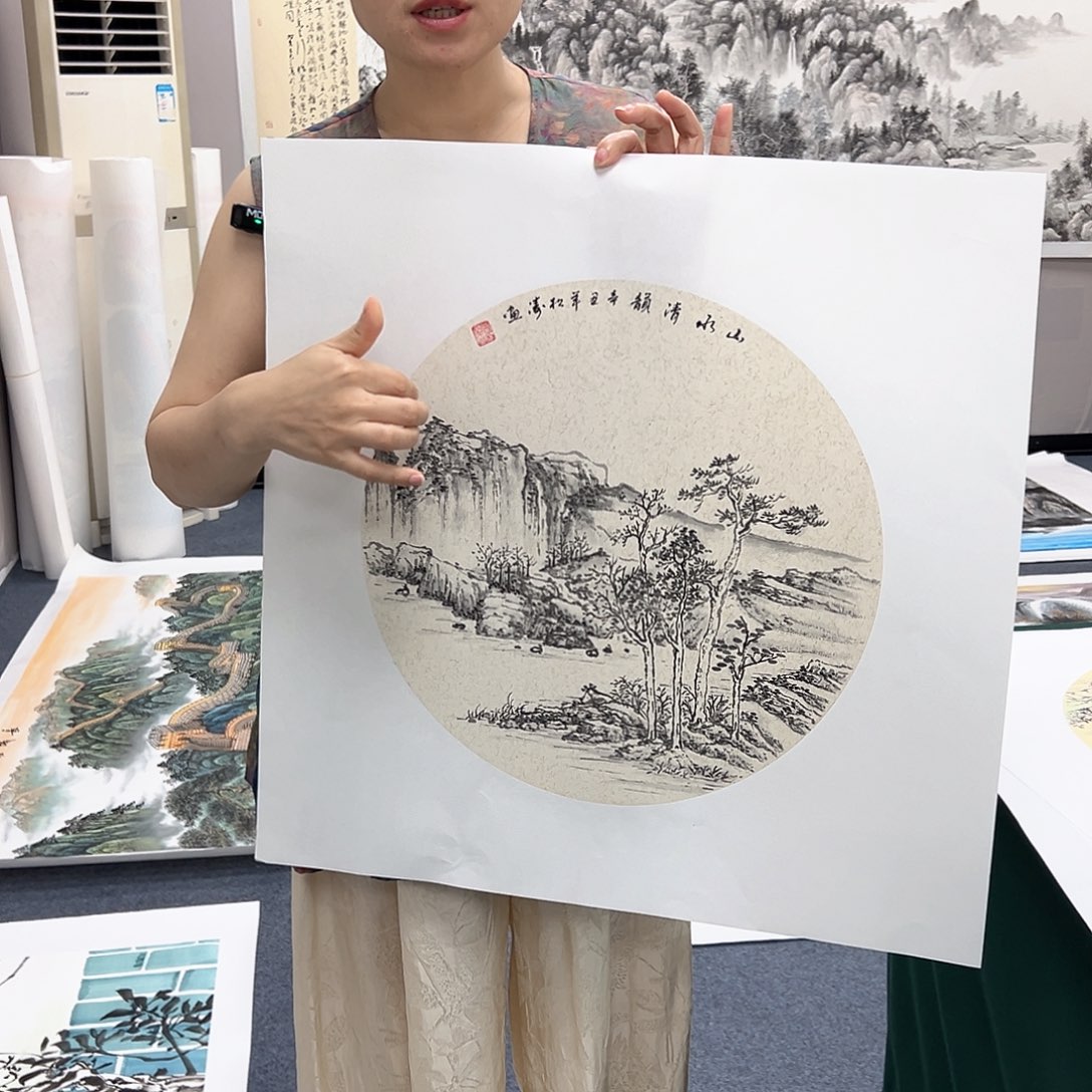 国画宣纸国画作品纯手绘