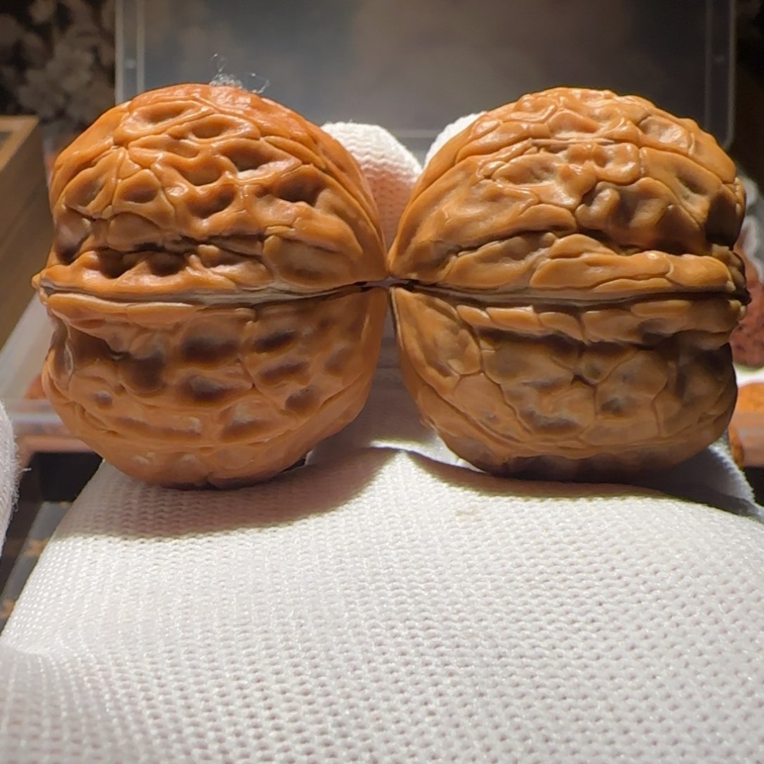 把件文玩核桃莽纹虎头43