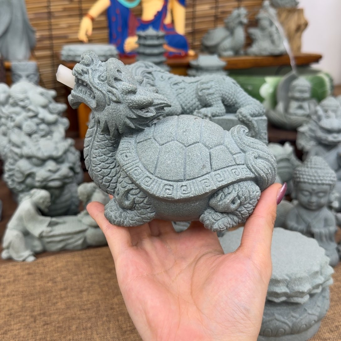 石材青砂石流水龙龟