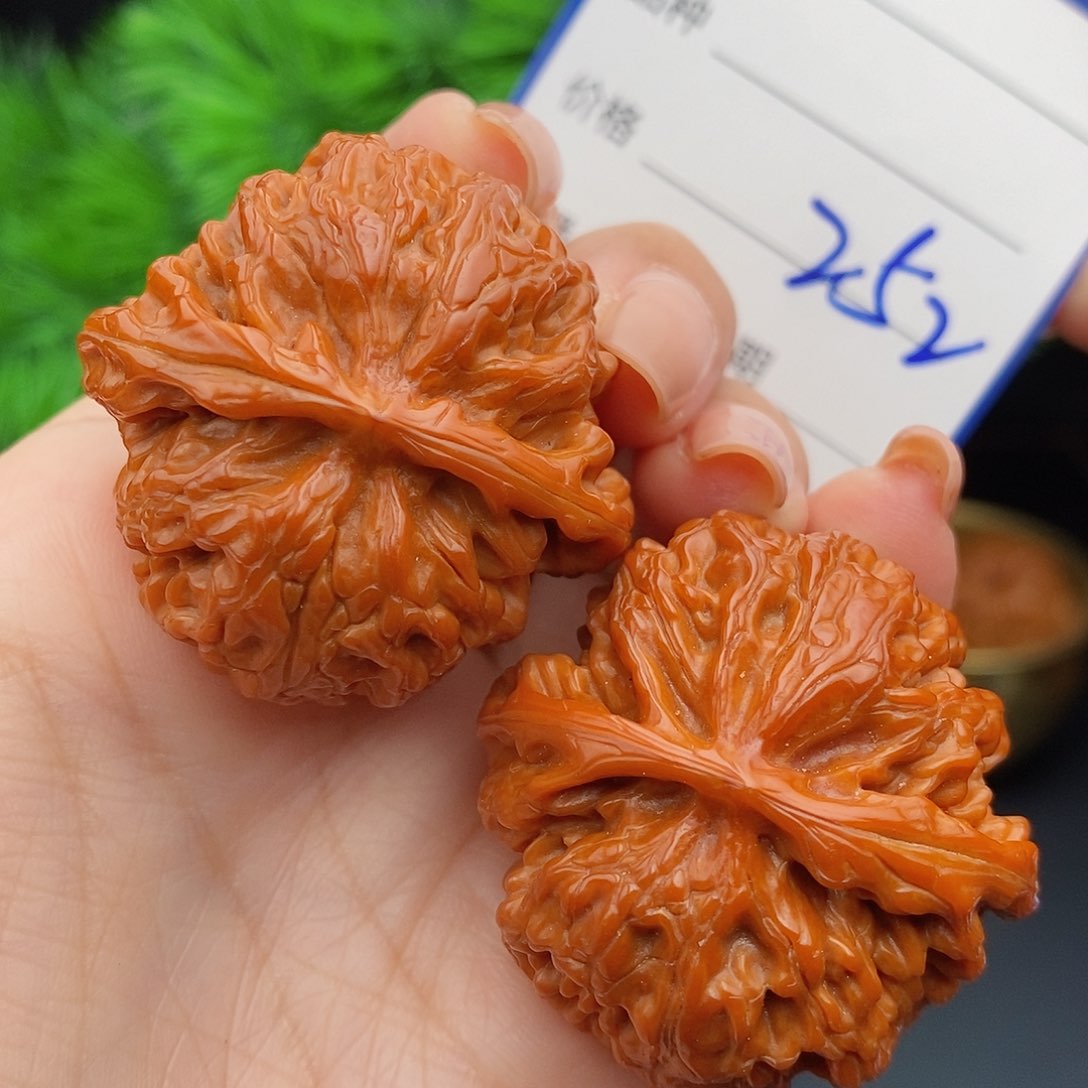 文玩核桃把件40苹果252