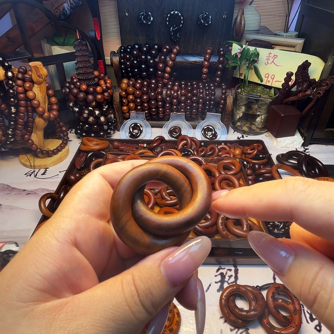 木枣木老料25圈口乾坤圈