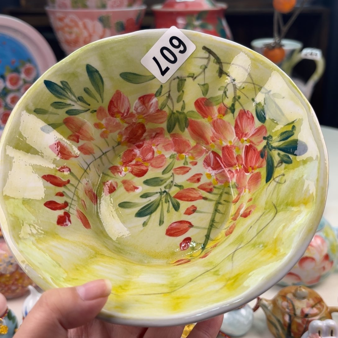  景德镇手绘高温釉下彩陶瓷茶具