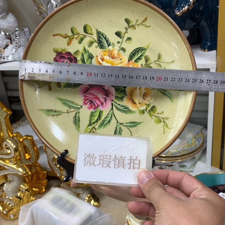 摆件微瑕陶瓷介意勿拍